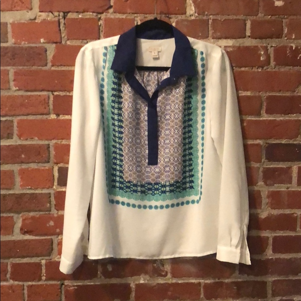 Beautiful Jcrew silk blouse